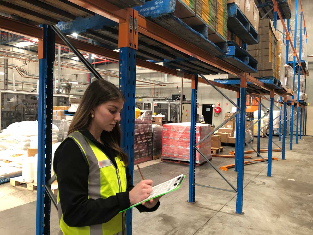 Saferack racking damage reporting